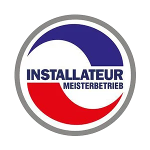 Installateur Meisterbetrieb · Zertifiziert
